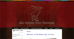 Desktop Screenshot of bigmoosedogtraining.com